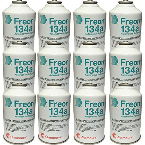 Chemours DuPont Suva 134a Refrigerant, 12 oz., Pack of 12