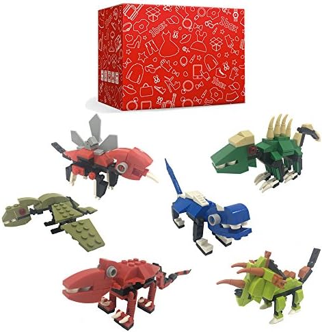 Marian Jurassic World Figures - Dinosaur Toys - Building Blocks, 6 PCS