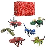 Marian Jurassic World Figures - Dinosaur Toys - Building Blocks, 6 PCS