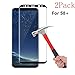 Samsung Galaxy S8 Plus Screen Protector (Full Screen Coverage), VPR 9H Hardness 2.5D Tempered Glass Ultra-Clarity Highly Responsive Bubble-Free Scratch-Proof for Samsung Galaxy S8 Plus/ S8+ (Black)
