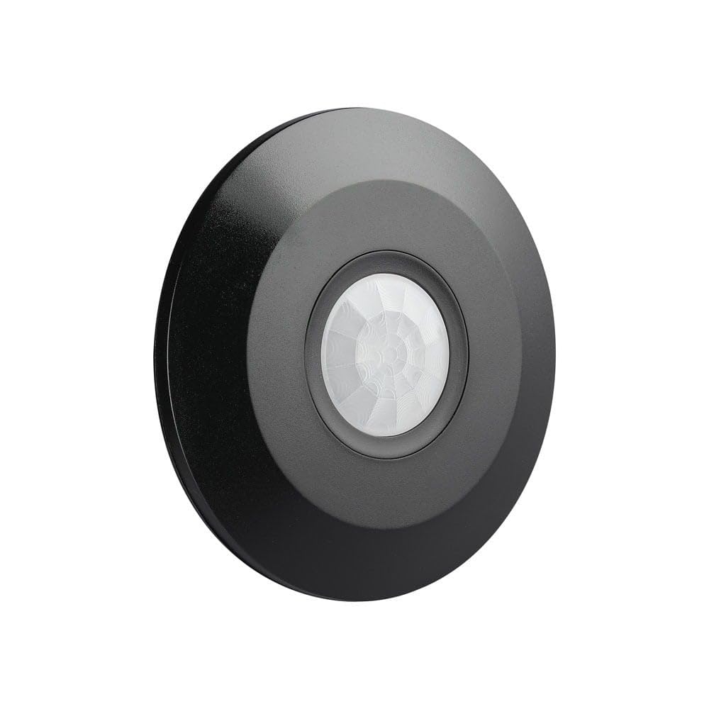 PIR Motion Sensor Infrared SLIM IP20 Ceiling 360° - Black - VT-5087