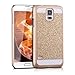 kwmobile Hard Case for Samsung Galaxy S5/S5 Neo/S5 LTE+/S5 Duos in gold white