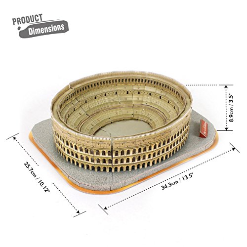 CubicFun National Geographic Colosseum 3D Model Puzzle Kits Toy with booklet,DS0976h