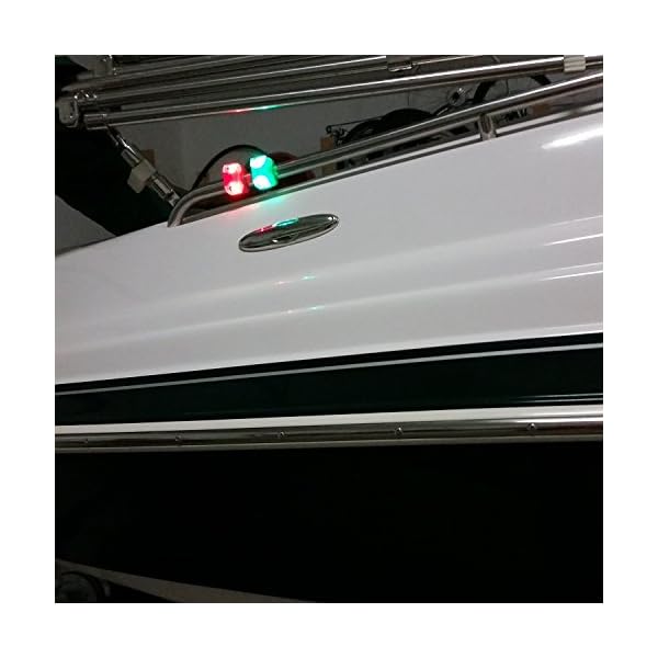 Bright-Eyes-Green-Red-Portable-Marine-LED-Boating-Lights-Boat-Bow-or-Stern-Safety-Lights-Waterproof