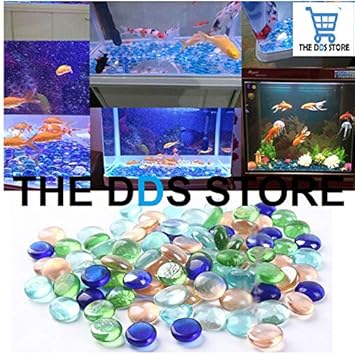 Buy The Dds Store Multi Mix Flat Marbles Pebbles Glass Gems For
