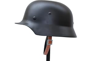 ANQIAO WW2 WWII German M35 Helmet with Net Cover Steel Material M1935 Soldier Stahlhelm Black Green Color