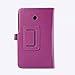 AiSMei Folio Folding Stand Case For Asus MeMo Pad 7 ME70CX ME170CX-A1-BK 7-Inch ASUS ZenUI ME70CX Tablet Case + Stylus + Film - Purple