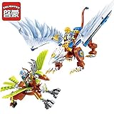 Enlighten Castle War of Glory LORD OF SKY 2 Figures 290pcs Educational Bricks Toy Boy Gift - Without Original Box