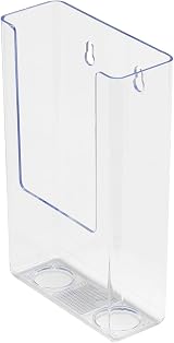 Deflecto Portrait Literature Stands Wall Mounted 1/3 A4 DL Size view 1