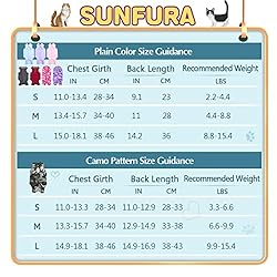 SUNFURA Cat Recovery Suit for Abdominal Wounds Spay