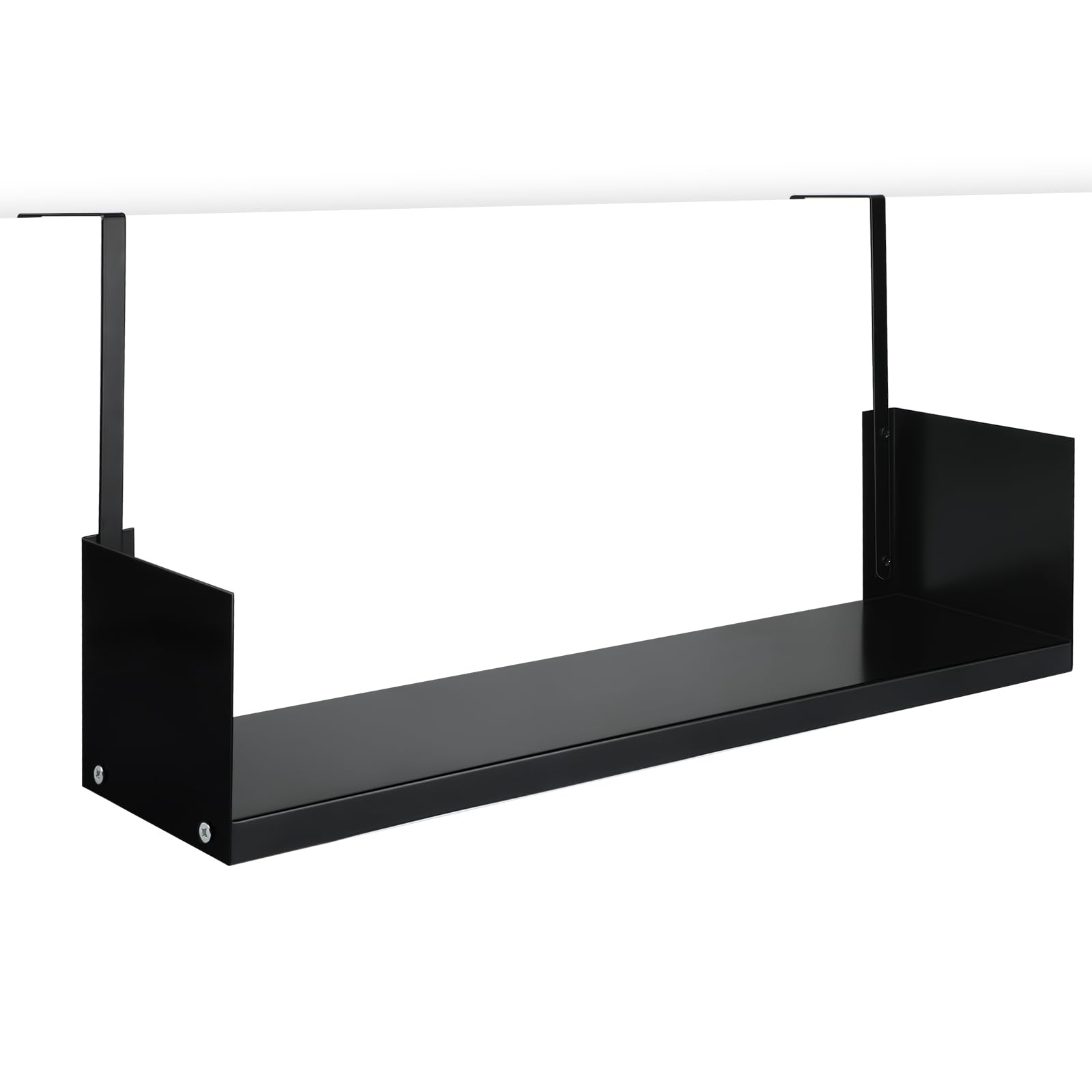 Photo 1 of Lineshading Office Cubicle Shelf Storage Organizer Hanging File Organizer Cubicle Hanging Shelf Accessories Storage Bookshelf with Hooks for Home Desk