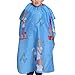 Colorfulife Child Hair Cutting Waterproof Cape Barber Kids Hair Styling Cloth with Snap Closure Professional Home Salon Hairdressing Wrap Cartoon Men Pattern B003 (Blue)