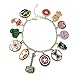 Marvel Infinity War AVENGERS ( 11 Themed Charms) Metal/Enamel Charm BRACELET By Superheroes Brand