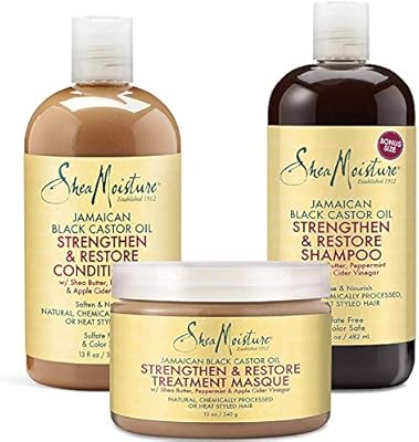 Shea Moisture Jamaican Black Castor Oil Hair Care Trio
