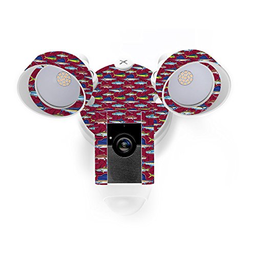 MightySkins Skin Compatible with Ring Floodlight Cam - Saltwater Collage | Prot…