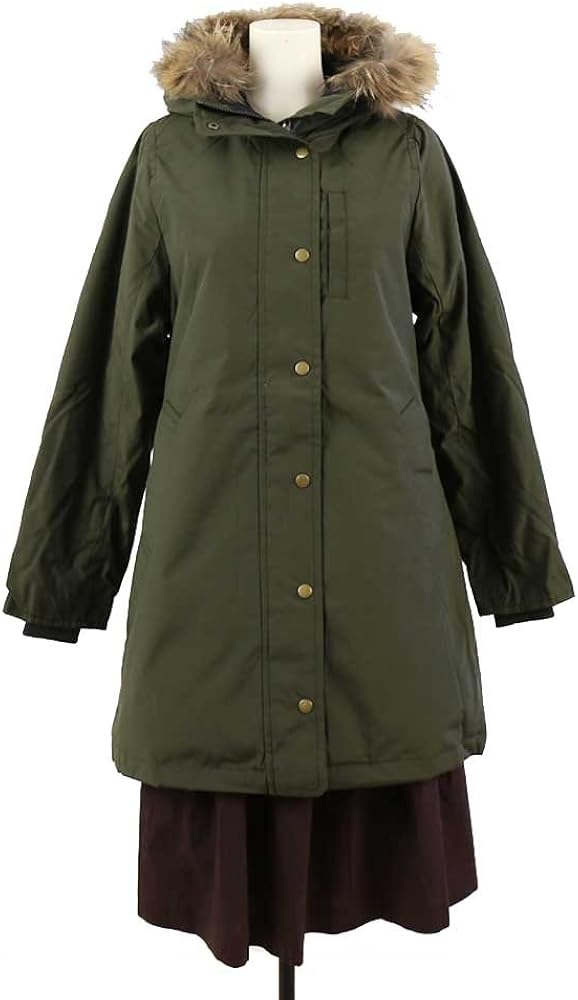 Amazon スタイルザンパフォーザホリデイズ Style Zampa For The Holidays ポリエステル綿ファーフード付きモッズダウンコートz コート ジャケット 通販