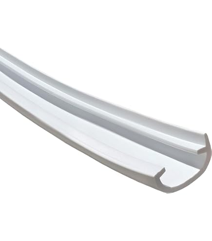 25 Ft White Vinyl Trim Molding - 3/4" Screw Cover For RV, Boat, Camper & Trailer 5 thumbnail image