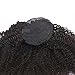 Anrosa Kinky Curly Ponytail 4C Afro Ponytail for Natural Hair Curly Ponytail Piece Kinkys Curly Drawstring Kinky Coily Ponytail Clip in Ponytail Extension for Black Women 10 Inch