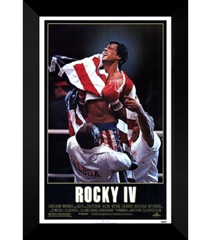 Amazon.com: ArtDirect Rocky 4 FRAMED 27x40 Movie Poster: Sylvester