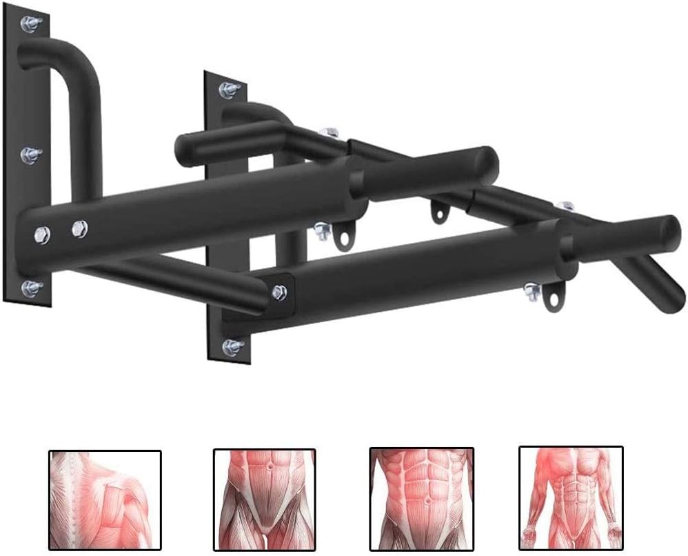 YFFSS Athletics Joist Mount Pull Up Bar - Heavy Duty Joist Mounted Pull-Up/Chin Up Bar, Wall Fixed Wall Punching Parallel Bars Fitness Equipment Sporting Goods Home Exercise Joist Mounting Rods