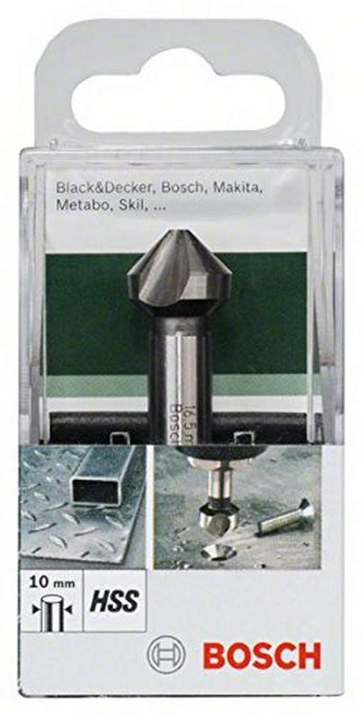 Bosch 2609255123 16 x 60mm Countersink HSS 3-Cutting Edges M8 90 Degree