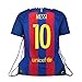 JerzeHero Lionel Messi #10 Kids Youth 3 in 1 Soccer Gift Set ✓ Soccer Jersey ✓ Shorts ✓ Jersey Backpack ✓ Home or Away ✓ Short Sleeve or Long Sleeve (YS 6-8 yrs, Home Short Sleeve)
