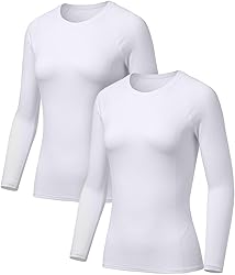 TSLA Women's Thermal Long Sleeve Tops, Mock Turtle