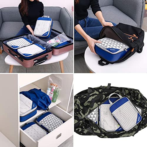 Compression Packing Cubes, Gonex Extensible Storage Mesh Bags