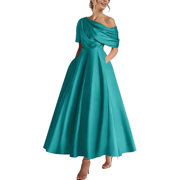 Amazon.com: Adrianna Papell Women's One Shoulder Jacquard Mermaid Gown |  Formal Floor Length Dress with Floral Design & Drape Detail, Cobalt/Teal, 2  : Clothing, Shoes & Jewelry