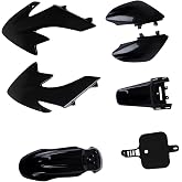 labwork Plastic Mudguard Fairing Kit Replacement for Honda XR50R 2000-2004 | Replacement for Honda CRF50F 2004-2009