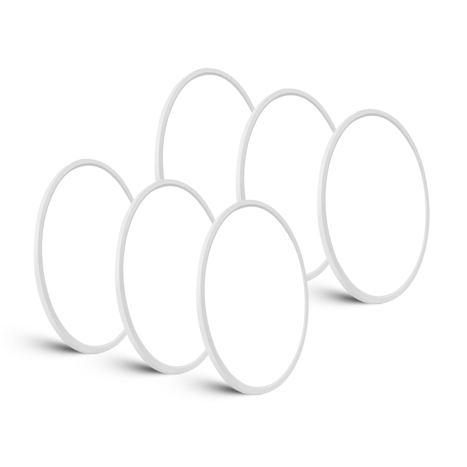 TALOYA Flush Mount Light Fixture, 6 Pack of 20W 12