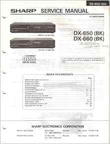 Sharp Service Manual Technical Information Compact Disc