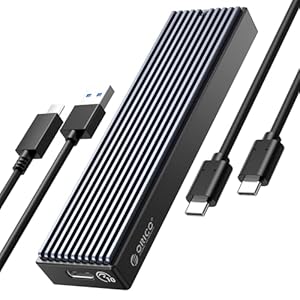 ORICO M.2 NVMe SSD 外付けケース USB 3.2 Gen2 10Gbps高速データ転送 M2PV-BK