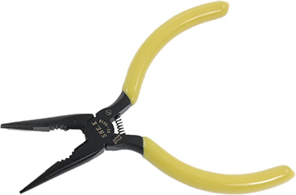 Amico 29 mm Internal Clip Ring Pliers Half-Sphere Guy Yellow Handle Needle