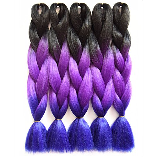 Yami Hair (5 Pieces) 24'' Kanekalon Jumbo Braid Afro Jumbo Braiding