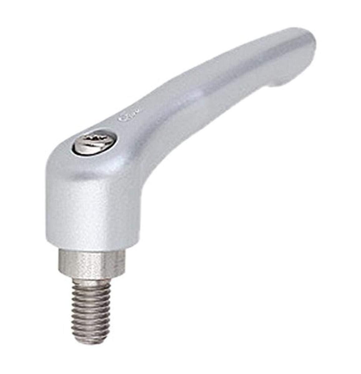 Kipp 064610AE3X15 Zinc Adjustable Handle with 832" External Thread