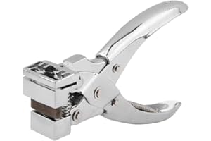 RAGYZITY Heavy Duty Steel Handheld Hanger Hole Punch, T Slot Shape Hole Punch, Airplane Hole Punch Euro Slot Punch T-Hook Clamp Pliers Cutter ID Punching, Ideal for DIY Handmade Crafts Utensils (T Solt)