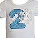 Frozen Snowflake Birthday T-Shirt w/Number Sequin Trim (Age 3)