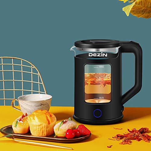Dezin Electric Kettle with Keep Warm Function, BPA Free WindowGlass