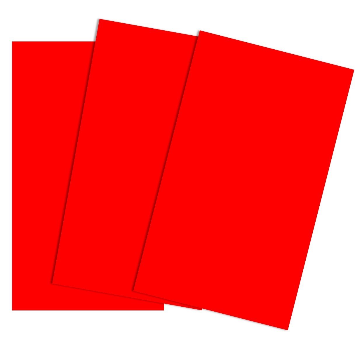 House of Card & Paper A3 160gsm Card- Red (Pack of 50 Sheets), HCP305