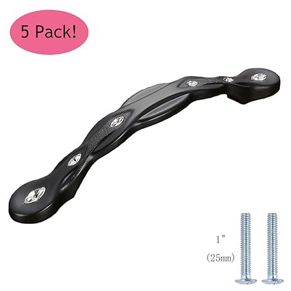 Matmo Embedded Diamond Retro Cabinet Handles Zinc Alloy Cupboard