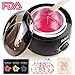 Wax Warmer, BFull Hair Removal Waxing Kit with Hard Wax Beans, 20pcs Wax Applicator Sticks, Painless self Home Waxing for women men, Bikini,armpit