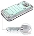 E LV Case for Galaxy S7 Case Armor Protection Defender Case Cover for Samsung Galaxy S7 - [Mint/Grey]