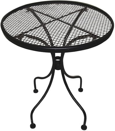 Amazon Com Dc America Wit118 Charleston Wrought Iron End Table Patio Tables Garden Outdoor