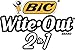 BIC 15ml Bottle Wite-Out 2 in 1 Correction Fluid (BICWOPFP11),White