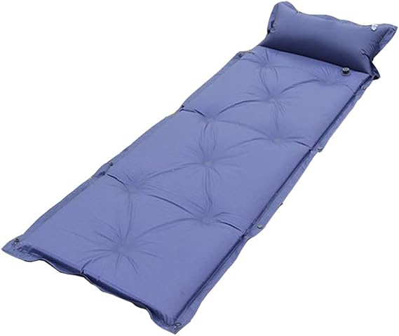 N\A Large Camping Sleeping Pads, 2 Person Self Inflating Mat with Pillow, Memory Foam Sponge 2 