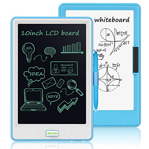 10 Inch LCD Writing Tablet, WOBEECO Electronic Doodle and Scribble Board for Kid & Adults - Great for Taking Notes & Drawing Feels Just Like Paper and Pencil (Blue)