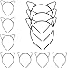 Bonnie Z. Leonardo Plastic Girls Ladies Sweet Cat Ears Headband Black 10PCS