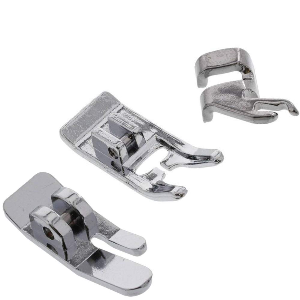 DreamStitch 446014 Low Shank Snap On Presser Foot Kit - Zig Zag & Straight Stitch Presser Feet for Singer Sewing Machines