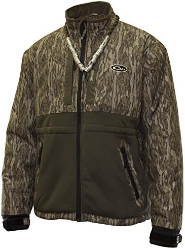 Drake LST Heavyweight Eqwader Full Zip Jacket (Mossy Oak Bottomland) (Men's XL)